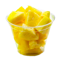 Bicchiere di ananas