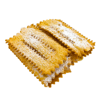 Chiacchiere con zucchero a velo